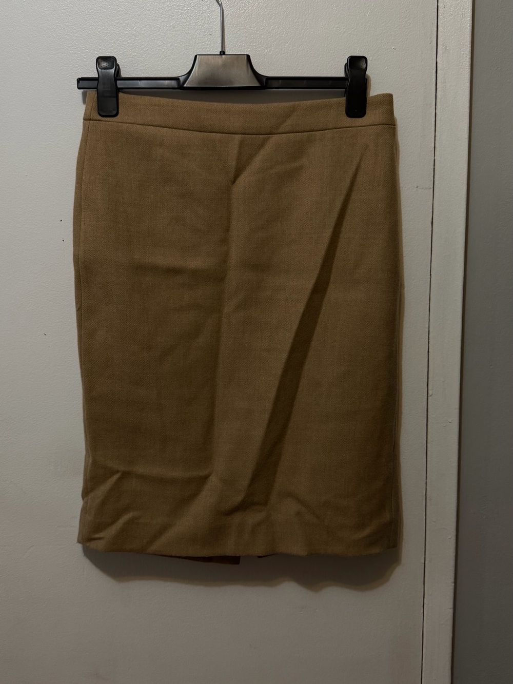 J.Crew Classic High-Waist Camel Pencil Skirt